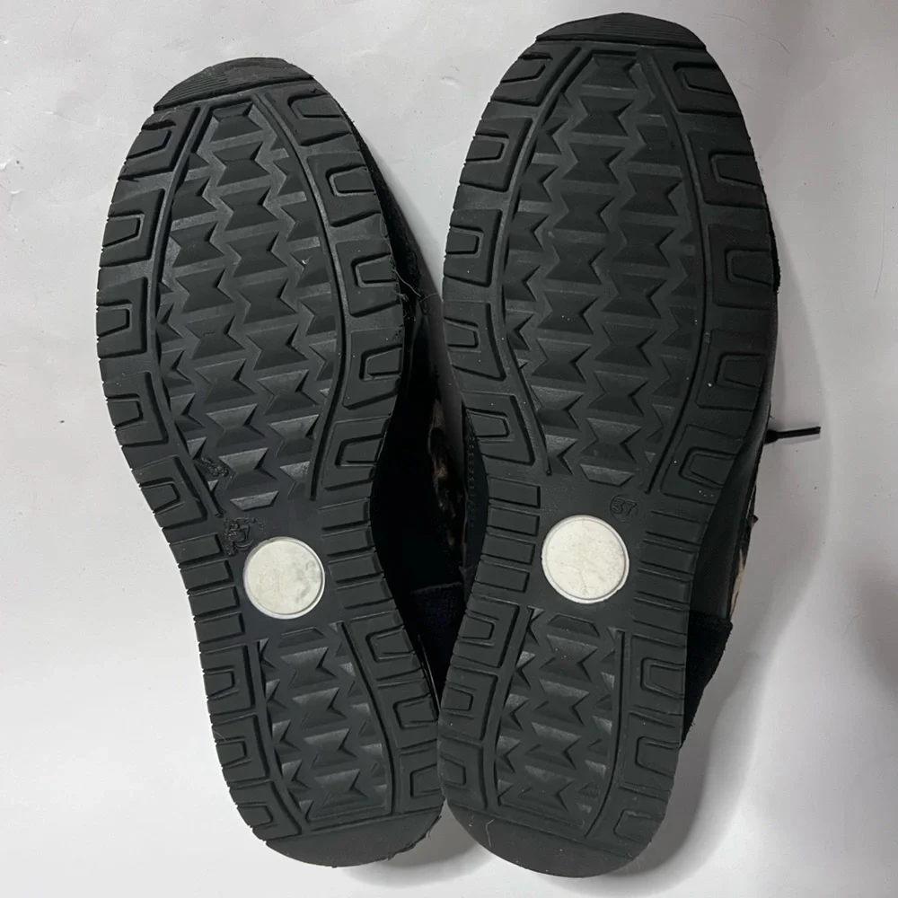 PS Poelman Velvet Leopard Accent Sneakers - Picture 10 of 10